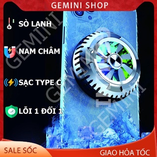 Quạt tản nhiệt gaming nam châm cho điện thoại máy tính bảng X6 tản nhiệt sò lạnh siêu mát GEMINI SHOP