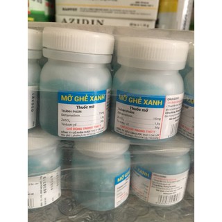 Mỡ ghẻ xanh - thu ốc mỡ ngoài da dùng trị ve, rận, ghẻ cho chó mèo