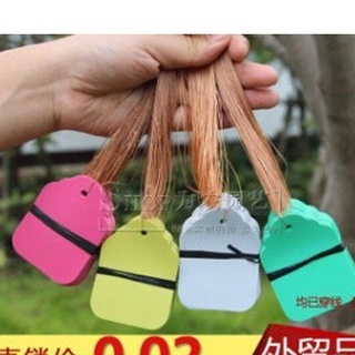 Bộ 10 thẻ tag ghi tên đánh dấu cây trồng bằng nhựa chống thấm nước 3,6x2,5cm có dây treo