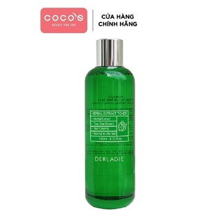 [Mã COSCOCOT4 -8% đơn 250K] Nước Hoa Hồng Derladie Trà Tràm Giảm Viêm Ngăn Ngừa Mụn Herbal Extract Toner 140ml
