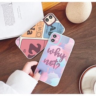 [ IPHONE ] Ốp Lưng Silicon Màu Bảo Vệ CAMERA why not?? ốp iphone 12 pro /x/ 8plus/11 pro/11/12 pro max/13/promax tr198