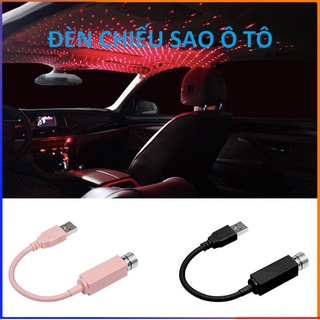 Đèn Chiếu Trần Xe Hơi Ô Tô Trần Nhà Cắm USB Tiện Lợi Tạo Bầu Trời Đầy Sao Lung Linh Rực Rỡ