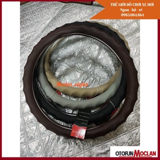 Bọc vô lăng ô tô con 4-7 chỗ ngồi size 38 - BVL tròn xoắn