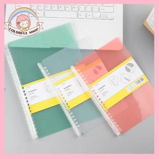 Set bìa nhựa A5 B5 Thanh còng nhựa 20, 26 lỗ phụ kiện làm sổ còng sổ planner