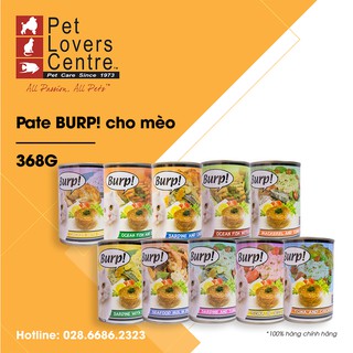 [Đủ 10 vị] Pate cho mèo BURP 368g
