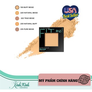 Phấn Phủ Maybelline Cho Da Thường Đến Da Dầu Fit Me Matte + Poreless Powder 9g
