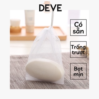 Túi lưới tạo bọt xà phòng 2 lớp DEVE [Hàng có sẵn]