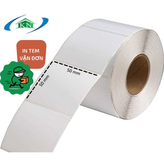 Decal giấy in nhiệt khổ 50x50 (GHTK)