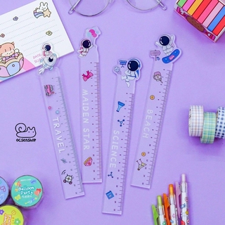Standee washitape kèm thước kẻ Phi hành gia