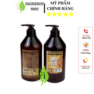 Dầu gội dầu xả Haneda phục hồi siêu mềm mượt | Bộ dầu gội 500ml * 2