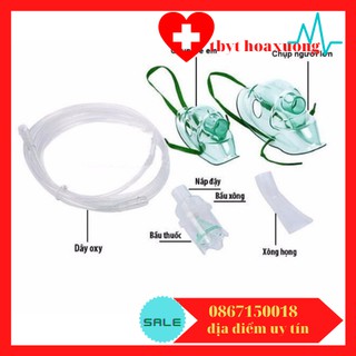 mặt nạ khí dung+Bộ Phụ Kiện Máy Xông Mũi Họng Khí Dung ( Người Lớn, Trẻ Em)