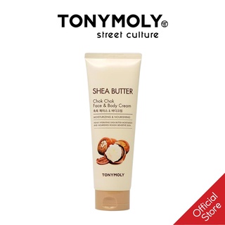 [Mã COSDEP -8% ĐH250k]Kem Dưỡng Ẩm Cho Mặt Và Toàn Thân TONYMOLY Shea Butter Chok Chok Face &amp; Body Cream 250ml