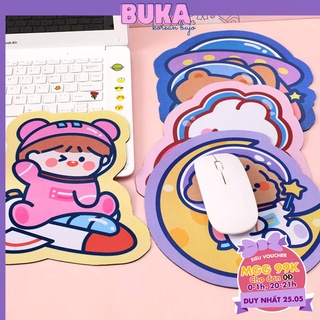 Miếng lót chuột hoạt hình cute nhiều màu sắc - Lót chuột bàn phím dễ thương chống trượt NBD2