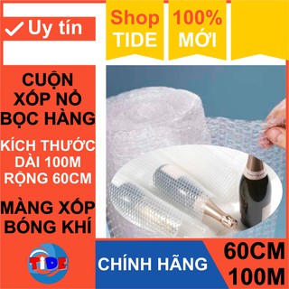 Xốp nổ bọc hàng – Dài 100M x Rộng 60CM – Màng xốp bóp nổ
