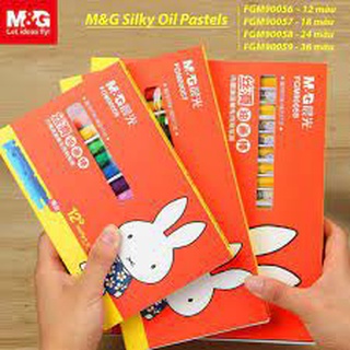 Bút sáp dầu M&amp;G, FGM90056 - 12 màu/ 18 màu/ 24 màu/ 36 màu Miffy Chính hãng