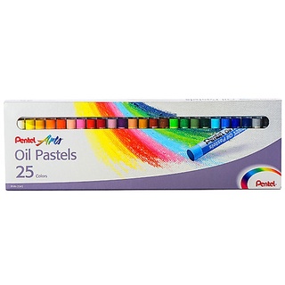 Sáp Dầu Pentel 25 Màu - PHN-25 Dành cho Học Sinh