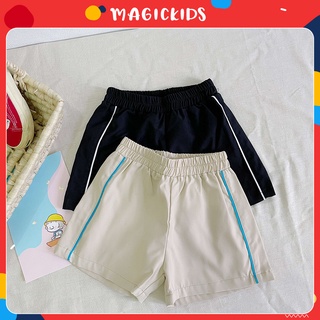 Quần đùi cho bé trai 1 2 3 4 5 6 7 tuổi chất kaki size đại 9-30kg Magickids Quần áo trẻ em mùa hè đi học đi chơi QĐ22003