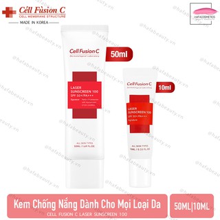 Kem Chống Nắng Cho Mọi Loại Da Cell Fusion C Laser Sunscreen 100 SPF50+ PA+++ _ Cell Fusion Chính Hãng