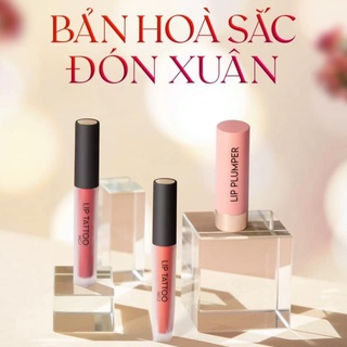 Bộ 3 Son Môi Trang Điểm SNB Dạng Kem Màu Lì Mịn Như Nhung Lip Tattoo No 1, Lip Tattoo No 2, Lip Plumber
