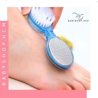 bàn chải đá bọt biển chà gót chân tẩy tế bào chết 4in1
