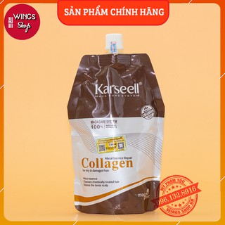 Hấp Ủ Tóc Collagen Karseell Maca Dạng Túi 500ML | Phục Hồi Tóc, Giúp Tóc Siêu Mềm Mượt | Hàng Chính Hãng