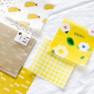 Giấy note trắng mờ xinh xắn màu Hoa anh đào, Cam, Sữa, Hoa hồng, Dưa hấu trang trí planner scrapbook Stickerbosuashop