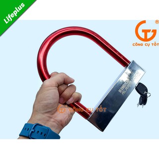 Khóa báo trộm chữ U 16x21cm KINBar âm thanh đến 110 đề xi ben