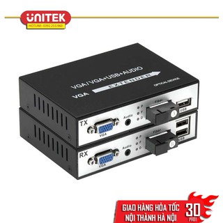 Bộ Kéo Dài VGA Và USB Qua Dây Quang Xa 20KM