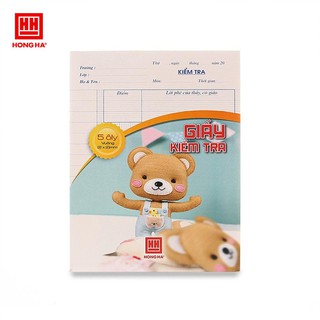 Giấy kiểm tra 5 ô ly Hồng Hà Dream 4938 (05 quyển)