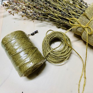 Cuộn 20 Mét/ 100 Mét Dây Thừng Gai Trang Trí Handmade Gói Quà, Treo Ảnh, Quấn Lọ Hoa