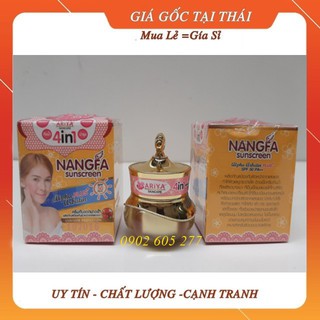 [Hiệu Qủa 100%]Kem Chống Nắng Dưỡng Trắng Da Che Khuyết Điểm Nangfa Sunscreen Ariya 4in1 SPF 50 Thái Lan