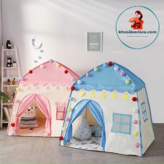 Lều xếp hình ngôi nhà cho bé cực xinh, lều xép gọn cho trẻ em siêu dễ thương