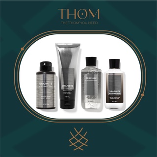 GRAPHITE  | SẢN PHẨM TẮM DƯỠNG XỊT THƠM KHỬ MÙI BATH &amp; BODY WORKS DÀNH CHO NAM BODY SRPAY SHOWER GEL LOTION