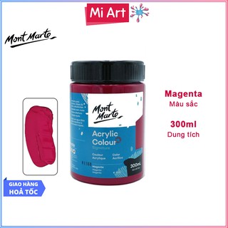 Màu Acrylic Mont Marte 300ml - Magenta - Acrylic Colour Paint Signature 300ml (10.1oz) - MSCH3054