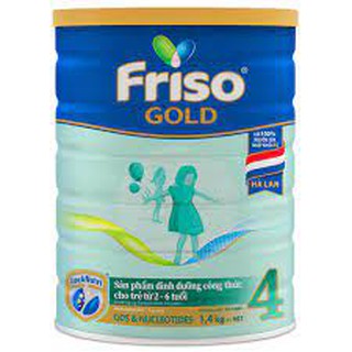 Mẫu mới- sữa bột Friso số 4 loại 1,4kg