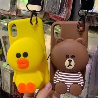 Ốp lưng Iphone X/Xs hình thú kiểu túi kute