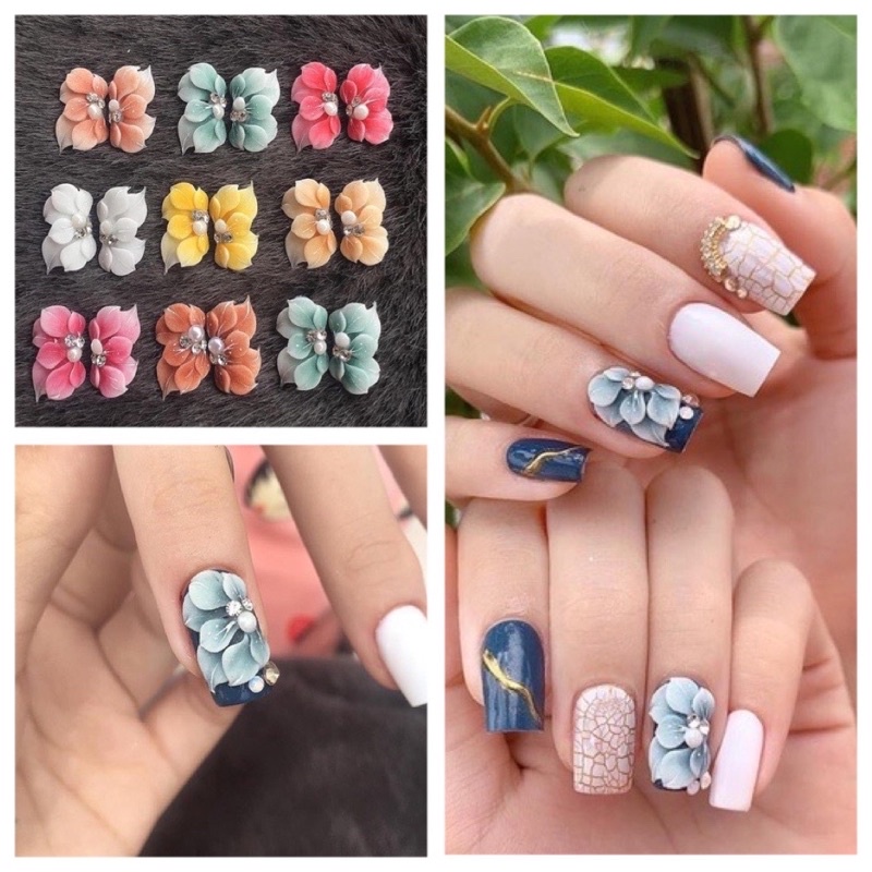 hoa nail_hoa bột ( ruby cánh tiên )