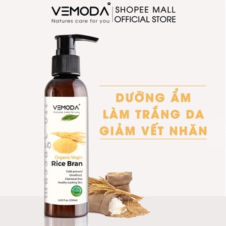 [Mã BMBAU50 giảm 7% đơn 99K] Dầu cám gạo cao cấp Vemoda | 250ml | Giúp mát-xa thư giãn cơ thể, chăm sóc da, dưỡng ẩm
