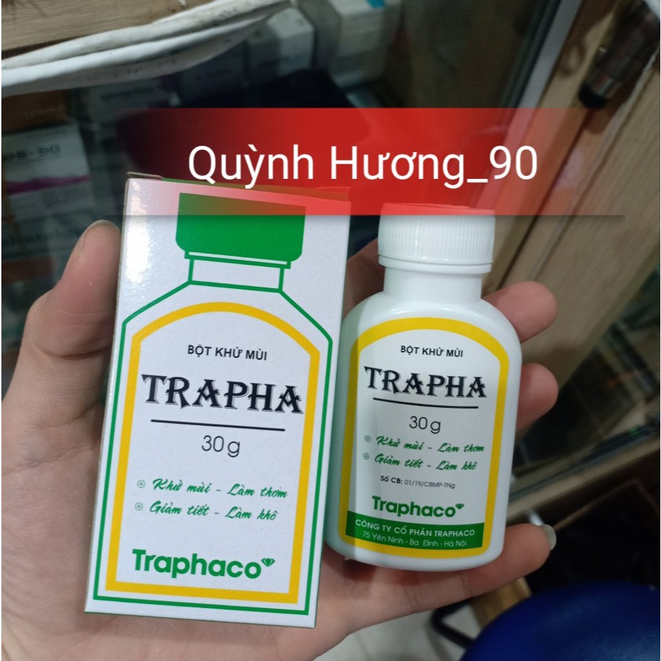 Bột khử mùi TRAPHA 30g