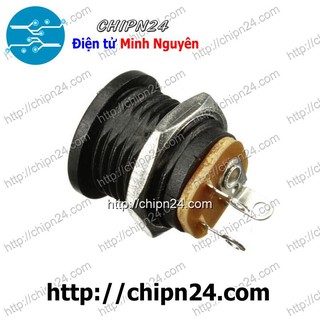 [5 CÁI] Jack DC tròn hàn dây loại bắt ốc DC-022