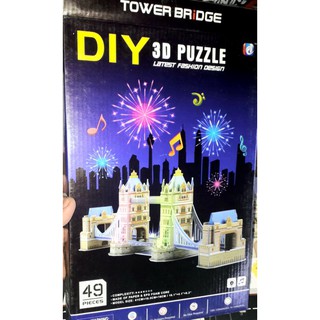 Sét lắp ráp lâu đài 3D bằng giấy xốp có 49 chi tiết