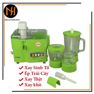 Máy xay ép đa năng 4 cối Fujika FJ176, cối thủy tinh, công suất 450W, bảo hành 12 tháng,Màu ngẫu nhiên