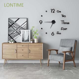 Đồng Hồ Dán Tường Trang Trí Phòng Khách