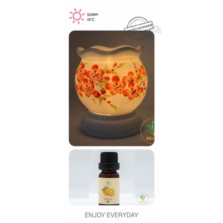 COMBO ĐÈN  XÔNG TINH DẦU THƠM PHÒNG HEIWA