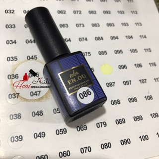 Miếng dán số thứ tự (trắng) - Phụ kiện Nail