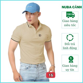 Áo thun nam nữ cổ bẻ cao cấp, ao phông chất vải polo, thấm hút mồ hôi 16TAKA