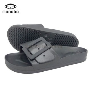 Dép Thái Lan unisex MONOBO quai khóa nhựa đúc - MONIGA 8.2 - xám tro