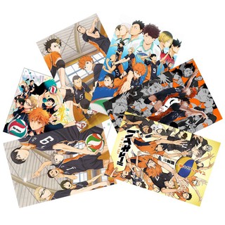 poster anime haikyuu 3-5 ảnh 20x30cm có đe can bóc dán
