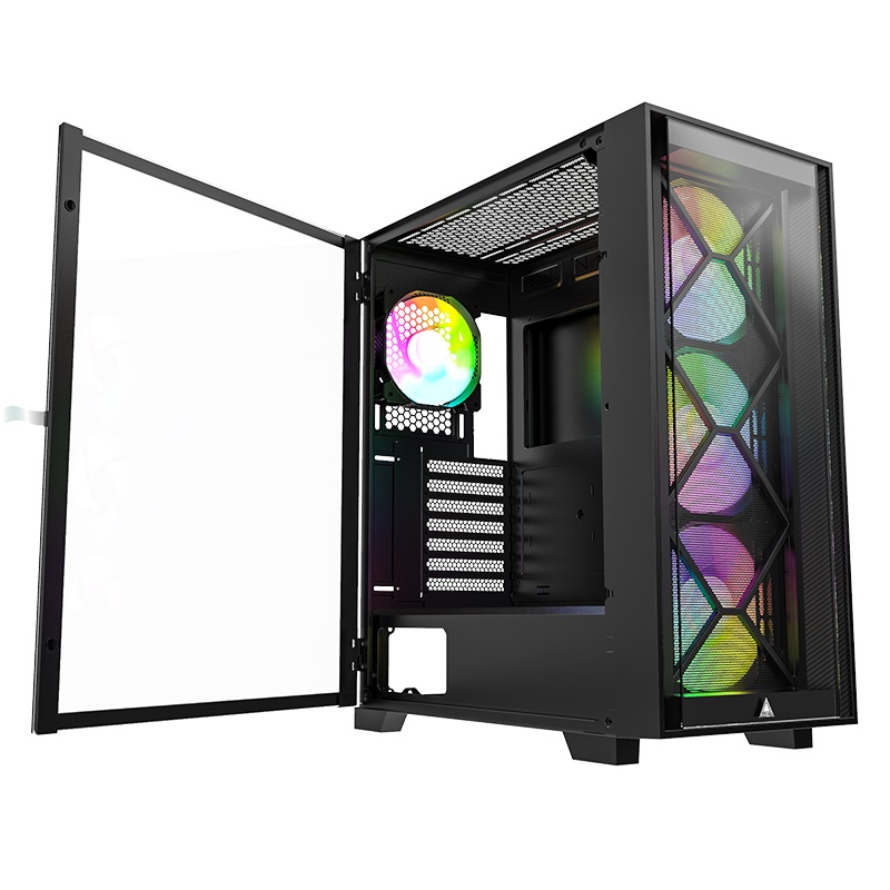 Vỏ Case MONTECH AIR 1000 PREMIUM BLACK (TẶNG 4 FAN VÀ 1 HUB CONTROLLER ARGB)