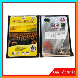 Giấy In Ảnh A4 2 Mặt Có Vân ĐL220gsm Mạnh Hưng-Sử Dụng In Ảnh, Danh Thiếp, Thiếp Mời, Thực Đơn,Tờ Rơi, Quảng Cáo